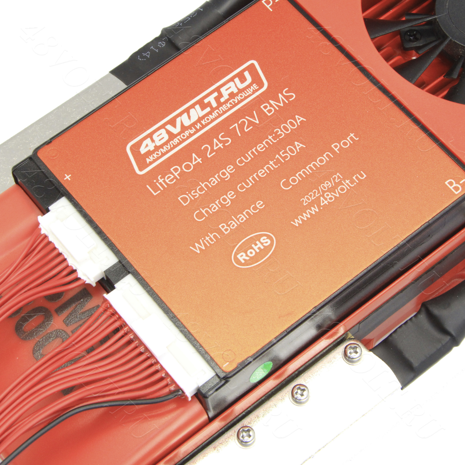 BMS LiFePO4 24S 72V 300A симметрия